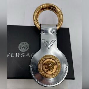 Men’s Versace Medusa head key tag/luggage tag made in Italy